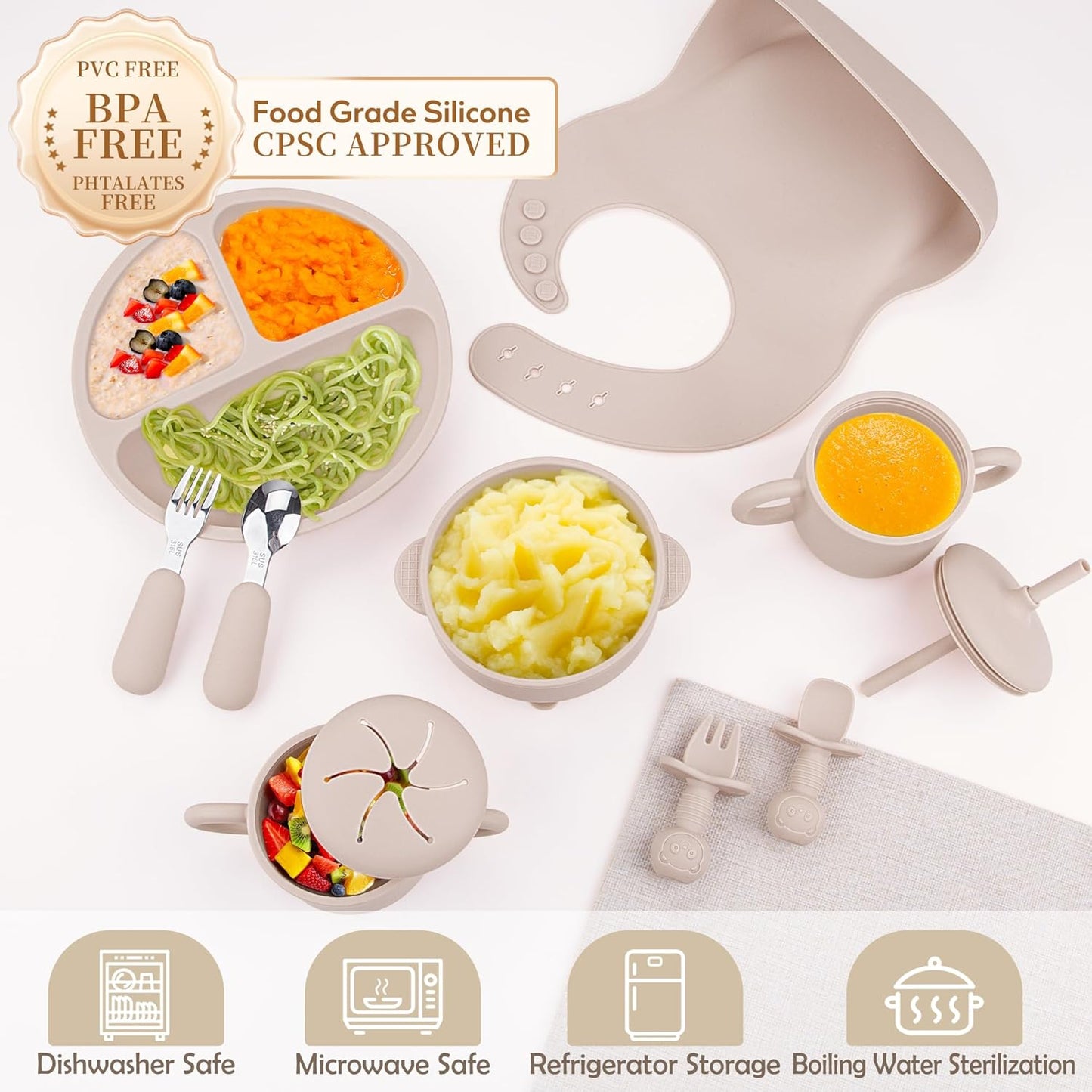 Silicone Baby Feeding Set