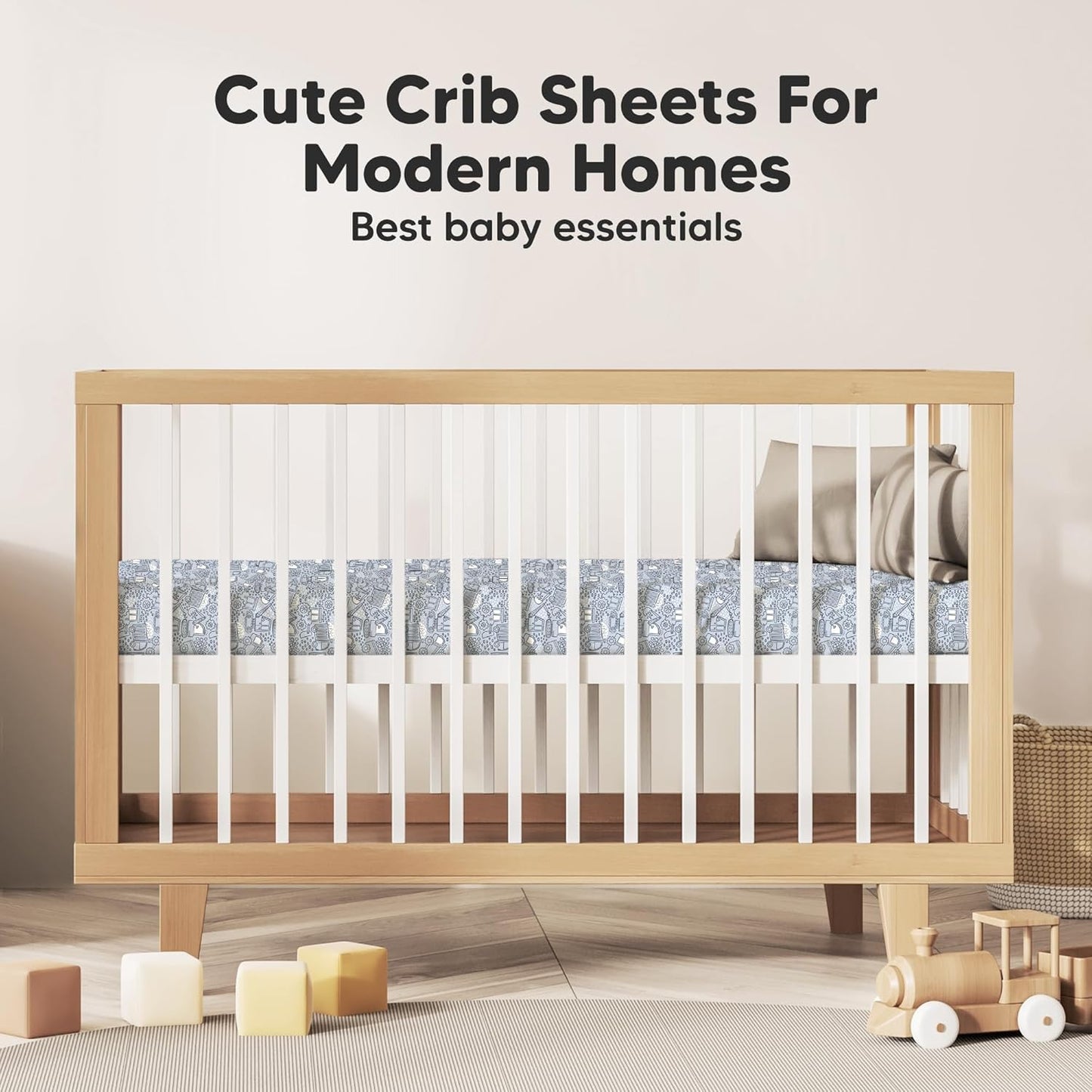 Organic Crib Sheets - 2 pack