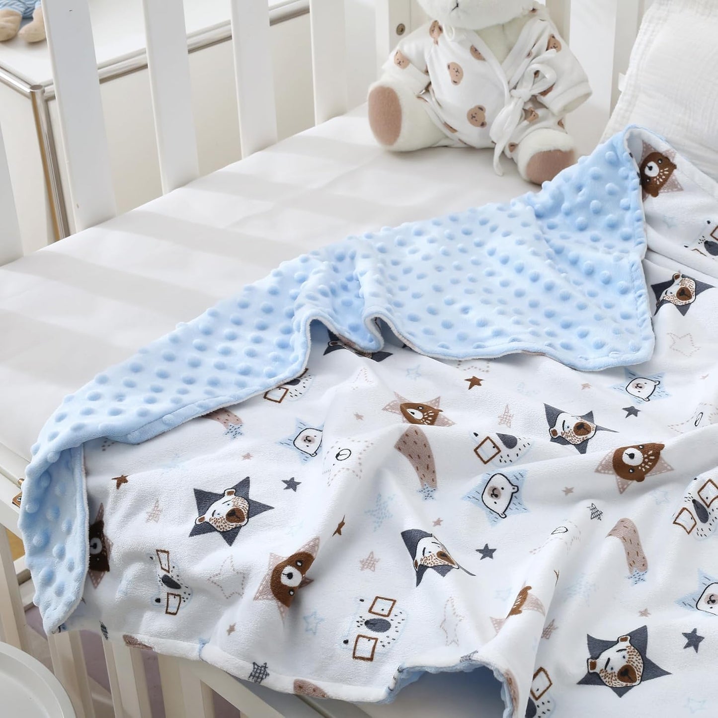 Silky Micro Soft Plush Baby Blankets