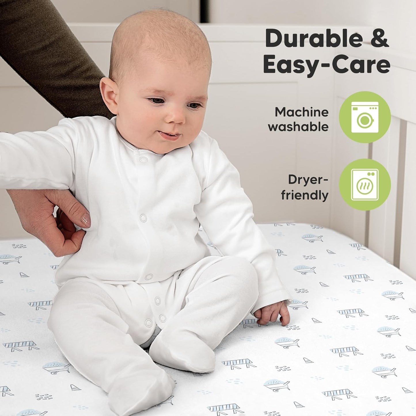 Organic Crib Sheets - 2 pack