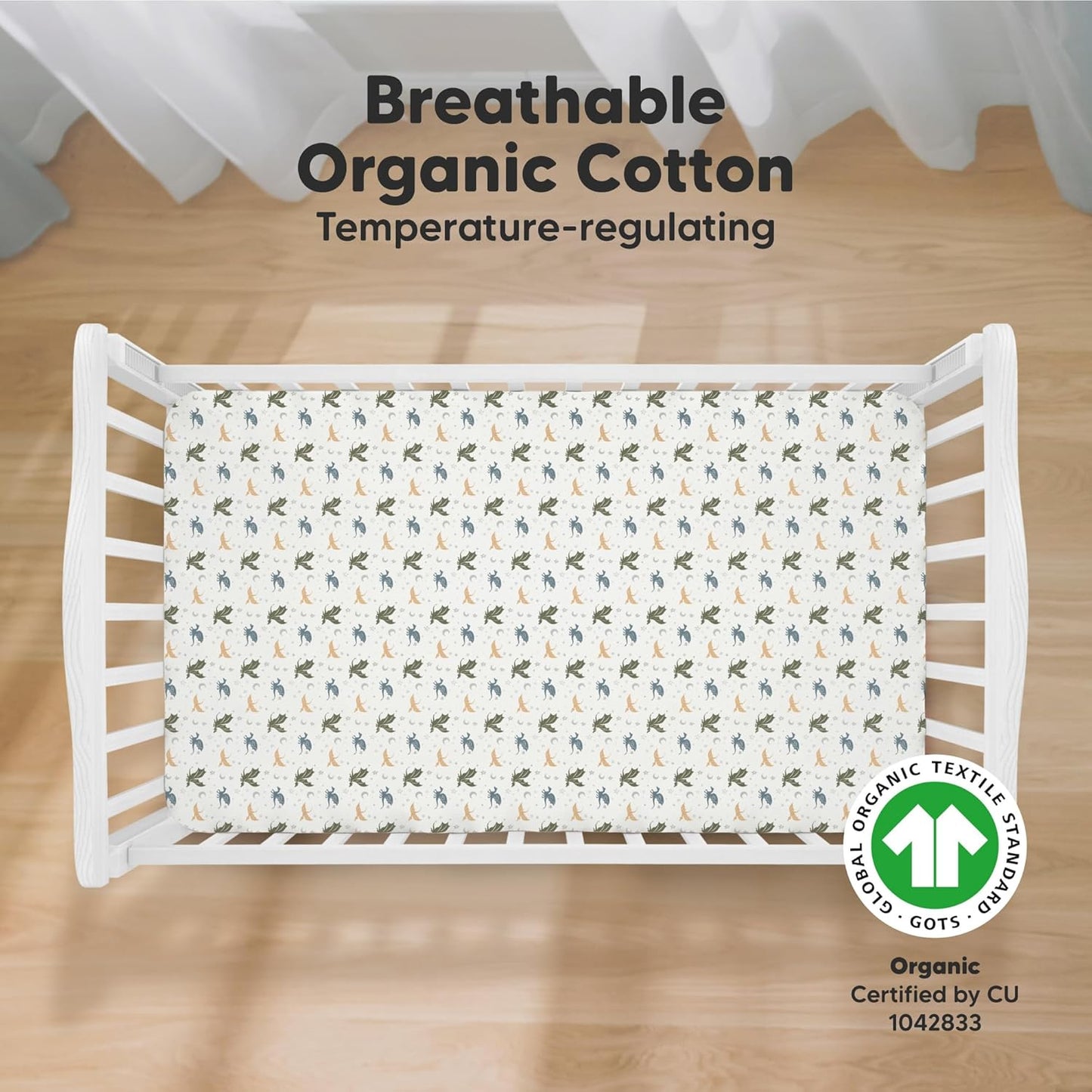 Organic Crib Sheets - 2 pack