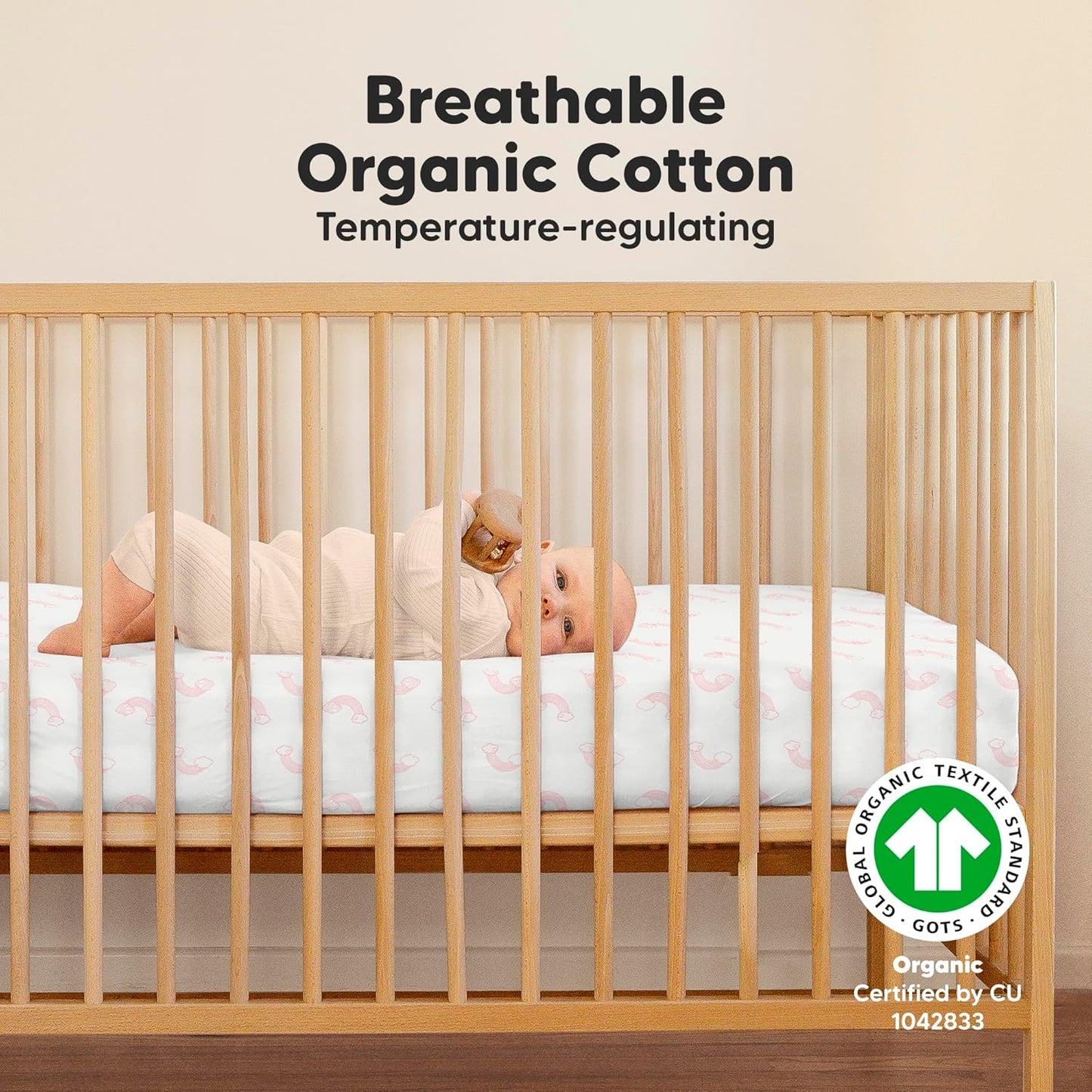 Organic Crib Sheets - 2 pack