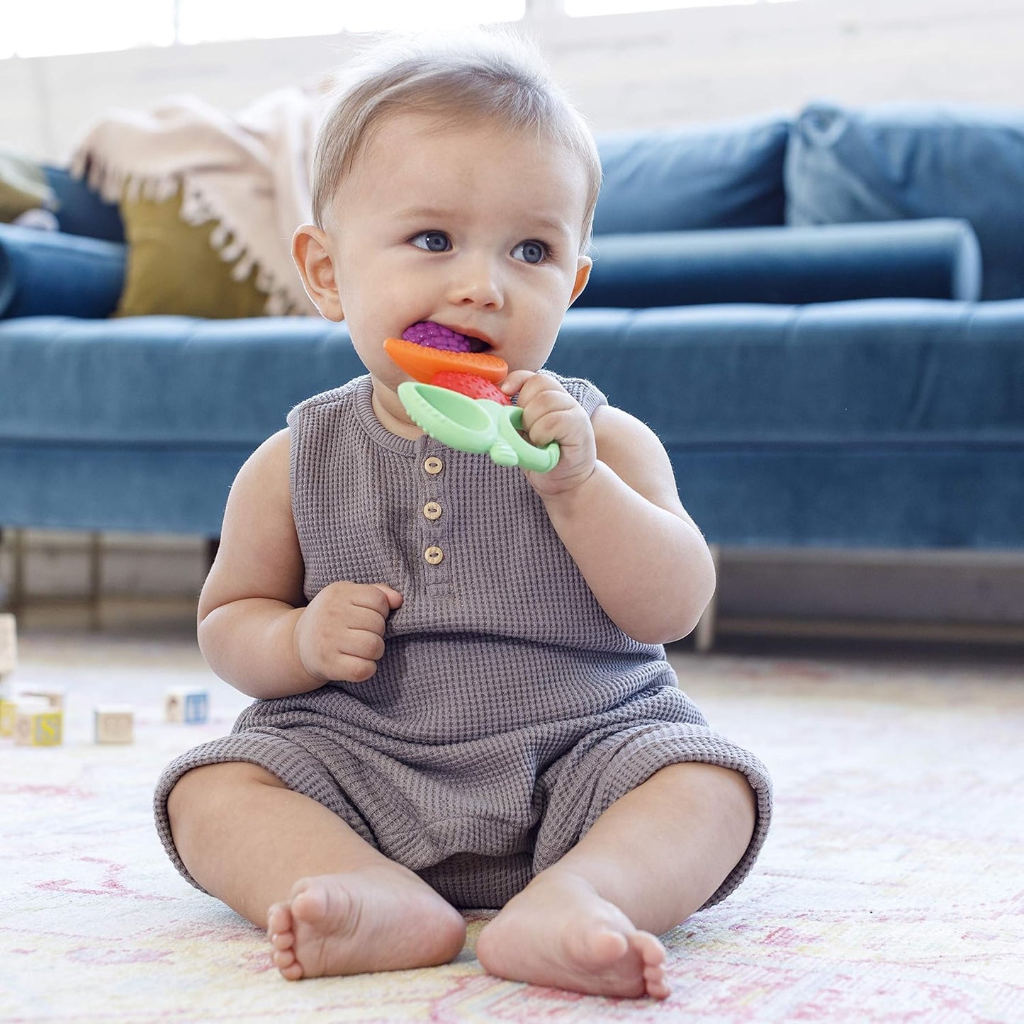 Infantino Lil' Nibbles Textured Silicone Baby Teether